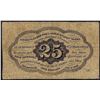 Image 2 : July 17, 1862 Twenty Five Cents First Issue Fractional Currency Note