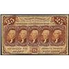 Image 1 : July 17, 1862 Twenty Five Cents First Issue Fractional Currency Note