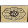 Image 2 : July 17, 1862 Twenty Five Cents First Issue Fractional Currency Note