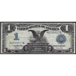 1899 $1 Black Eagle Silver Certificate Note