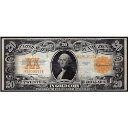 1922 $20 Gold Certificate Note