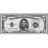Image 1 : 1934D $5 Silver Certificate Note Wide I Uncirculated