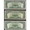 Image 2 : Lot of (3) 1934 $5 Silver Certificate Notes