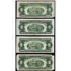 Image 2 : Lot of (4) 1928 $2 Legal Tender Notes