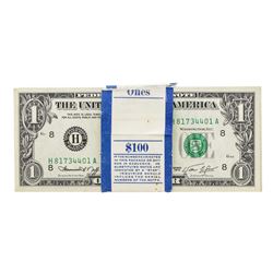 Lot of (100) Consecutive 1974 $1 Federal Reserve Notes