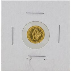 1853 $1 Liberty Head Dollar Gold Coin