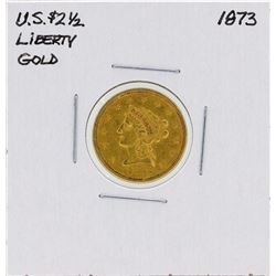 1873 $2 1/2 Liberty Head Quarter Eagle Gold Coin