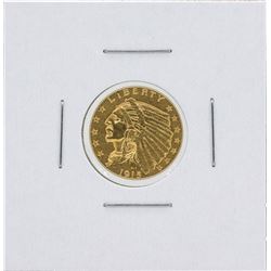 1915 $2 1/2 Indian Head Quarter Eagle Gold Coin