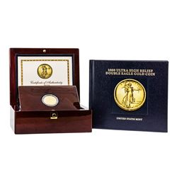 2009 $20 Ultra High Relief Double Eagle Gold Coin w/Box & COA