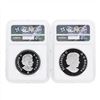 Image 2 : Set of (2) 2007 Canada $1 Thatendanegea Silver Coins NGC PF70 Ultra Cameo