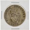 Image 1 : 1875 Italy 5 Lira Silver Coin