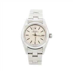 Ladies Stainless Steel Oyster Perpetual Watch