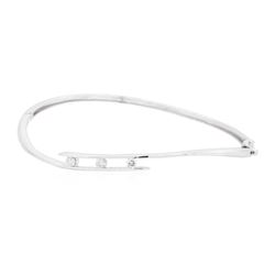 14KT White Gold 0.30ctw Diamond Bangle Bracelet