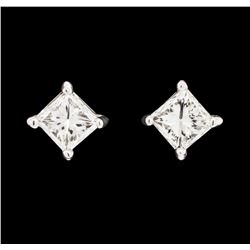 14KT White Gold 1.20ctw Diamond Stud Earrings