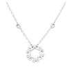 Image 1 : 18KT White Gold Ladies 1.06ctw Diamond Necklace