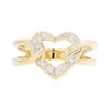 Image 1 : 14KT Yellow Gold Lady's 0.03ctw Diamond Ring