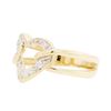 Image 2 : 14KT Yellow Gold Lady's 0.03ctw Diamond Ring