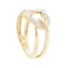 Image 3 : 14KT Yellow Gold Lady's 0.03ctw Diamond Ring