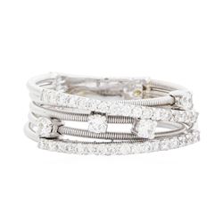 14KT White Gold 0.57ctw Diamond Ring