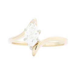 14KT Yellow Gold 0.50ct Diamond Solitaire Ring