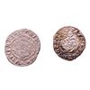 Image 1 : Lot of (2) 1540-1590 KB Hungary Ferdinand I - Madonna & Child Silver Denar Coins