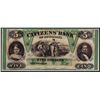 Image 1 : 1800's $5 Citizens Bank of Louisiana Obsolete Bank Note