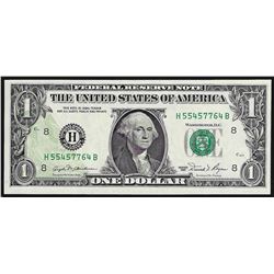 1981 $1 Federal Reserve Note Offset ERROR