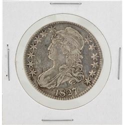 1827 Square Base 2 Capped Bust Half Dollar Coin