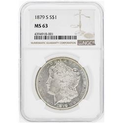 1879-S $1 Morgan Silver Dollar Coin NGC MS63
