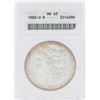 Image 1 : 1883-O $1 Morgan Silver Dollar Coin ANACS MS63