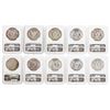 Image 2 : Lot of (10) Assorted $1 Morgan Silver Dollar Coins NGC MS63 & MS64