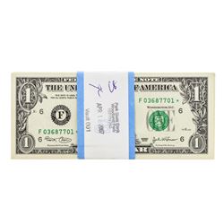 Lot of (100) Consecutive 2003 $1 Federal Reserve Star Notes Atlanta