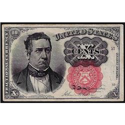 1874 Ten Cents Fifth Issue Fractional Currency Note