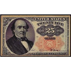 1874 Twenty Five Cents Fifth Issue Fractional Currency Note