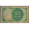 Image 2 : 1874 Twenty Five Cents Fifth Issue Fractional Currency Note