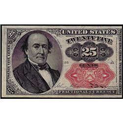 1874 Twenty Five Cents Fifth Issue Fractional Currency Note
