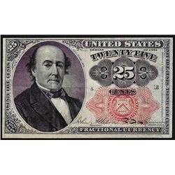 1874 Twenty-Five Cent 5th Issue Fractional Note