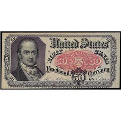 1875 Fifty Cents Fifth Issue Fractional Currency Note