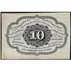 Image 2 : July 17, 1862 Ten Cents First Issue Fractional Currency Note