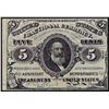 Image 1 : March 3, 1863 5 Cent 3rd Issue Fractional Note