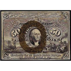 March 3, 1863 Fifty Cent Second Issue Fractional Note