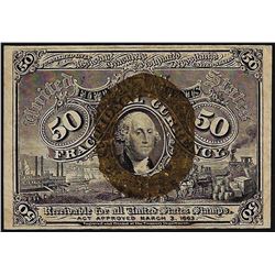 March 3, 1863 Fifty Cents Second Issue Fractional Currency Note