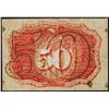 Image 2 : March 3, 1863 Fifty Cents Second Issue Fractional Currency Note
