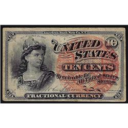 March 3, 1863 Ten Cents Fourth Issue Fractional Currency Note