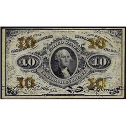 March 3, 1863 Ten Cents Third Issue Fractional Currency Note