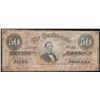 Image 1 : 1864 $50 The Confederate States of America Note