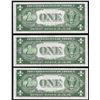 Image 2 : Lot of (3) 1935E Consecutive $1 Silver Certificate Notes Uncirculated