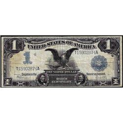 1899 $1 Black Eagle Silver Certificate Note