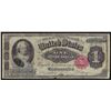 Image 1 : 1891 $1 Silver Certificate Martha Washington Note