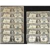 Image 1 : Lot of (11) 1935 & 1957 $1 Silver Certificate Notes